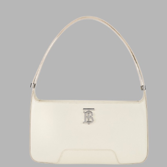 Burberry Handbags - 🔴SOLD🔴 BURBERRY Medium TB Monogram Leather Shoulder Bag- Warm Vanilla